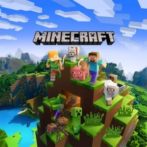 Minecraft PS4 and PS5 shared account cover art
