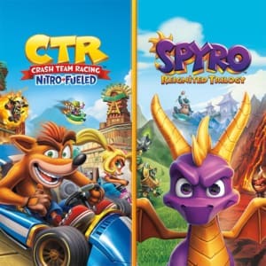 Crash Team Racing Nitro-Fueled + Spyro Game Bundle PS4 and PS5 shared account cover art