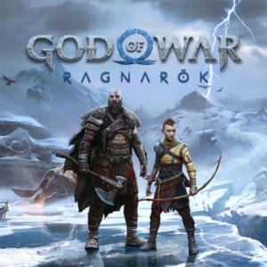 God of War Ragnarök PS4 and PS5 shared account cover art