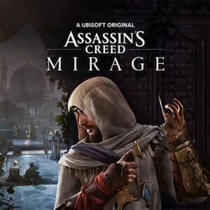 Assassin's Creed Mirage PS4 and PS5 shared account cover art