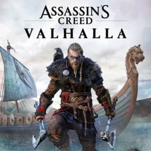 Assassin's Creed Valhalla PS4 and PS5 shared account cover art